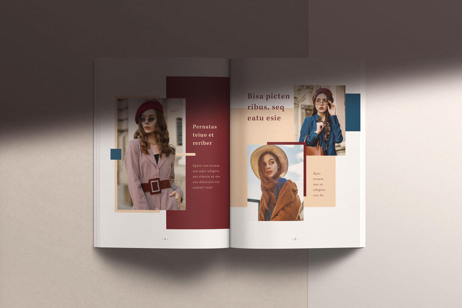 magazine layout template