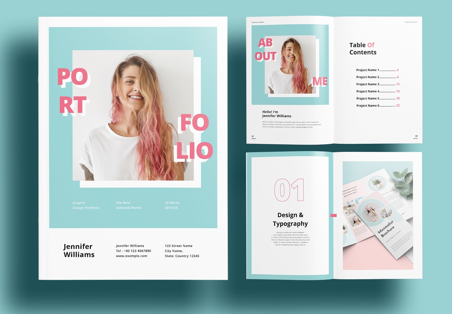 Free Minimal Portfolio Design Templates