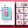 Free Portfolio Design Layout Template