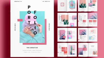 Free Portfolio Design Layout Template