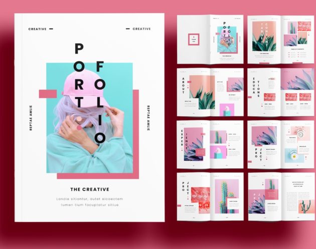 Free Portfolio Design Layout Template