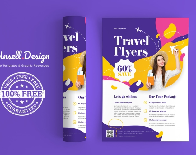 Free InDesign Travel Flyers Templates