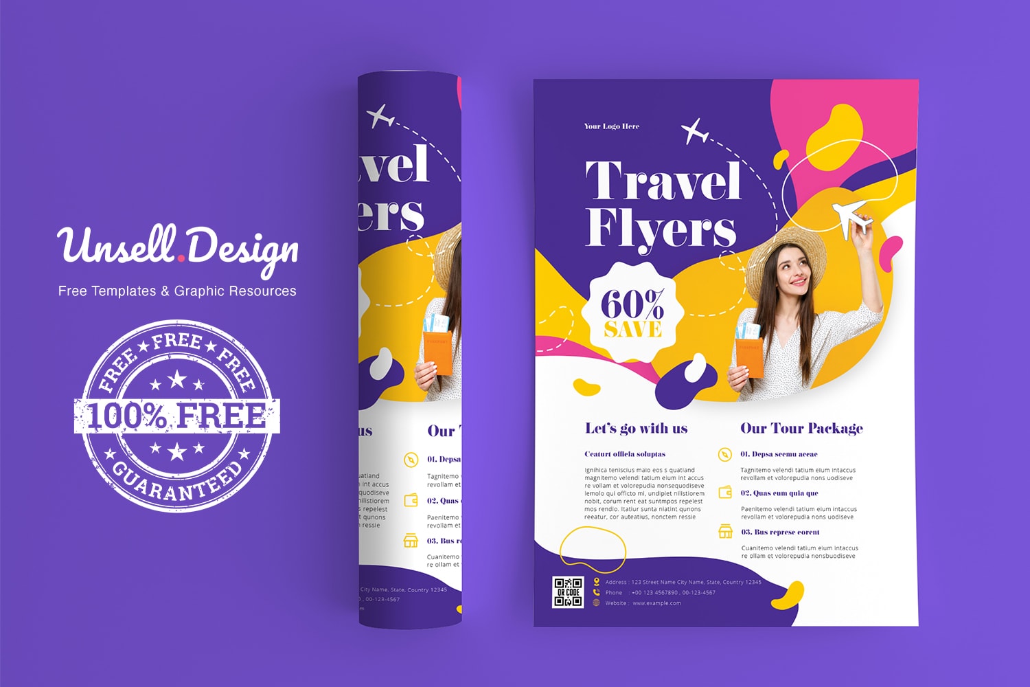 Free InDesign Travel Flyers Templates