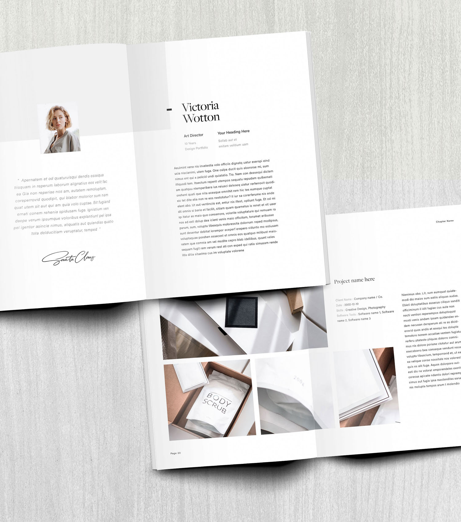 Free Portfolio Template InDesign