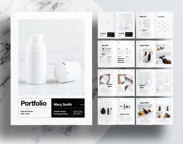 Free-InDesign-Modern-Portfolio-Templates