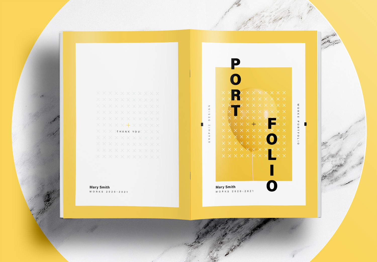 Free-InDesign-Portfolio-Templates-with-Yellow-Accents