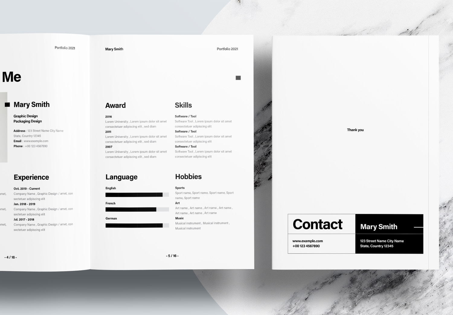 Free-InDesign-Modern-Portfolio-Templates