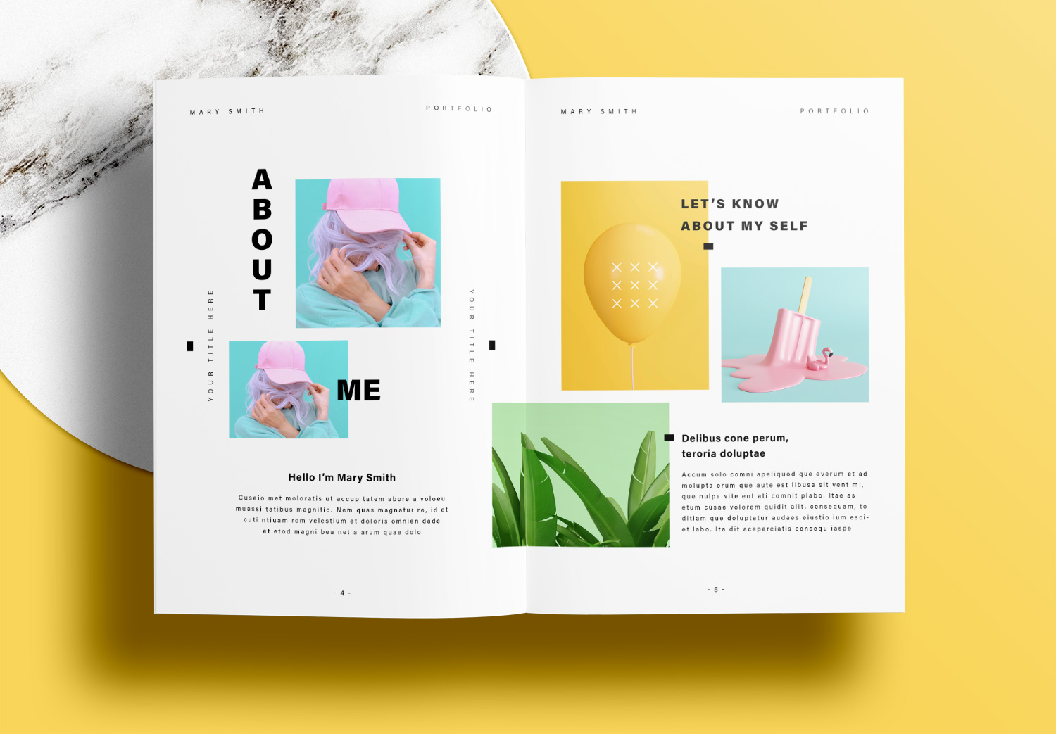 Free-InDesign-Portfolio-Templates-with-Yellow-Accents