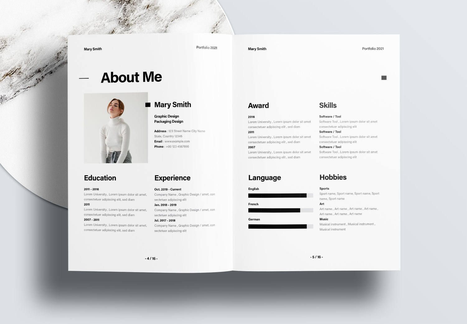 Free-InDesign-Modern-Portfolio-Templates