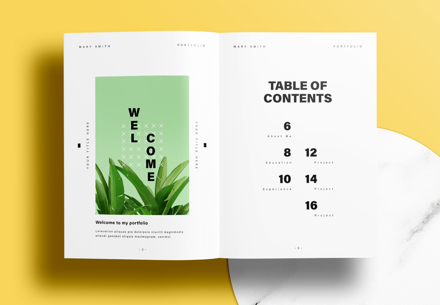 Free-InDesign-Portfolio-Templates-with-Yellow-Accents