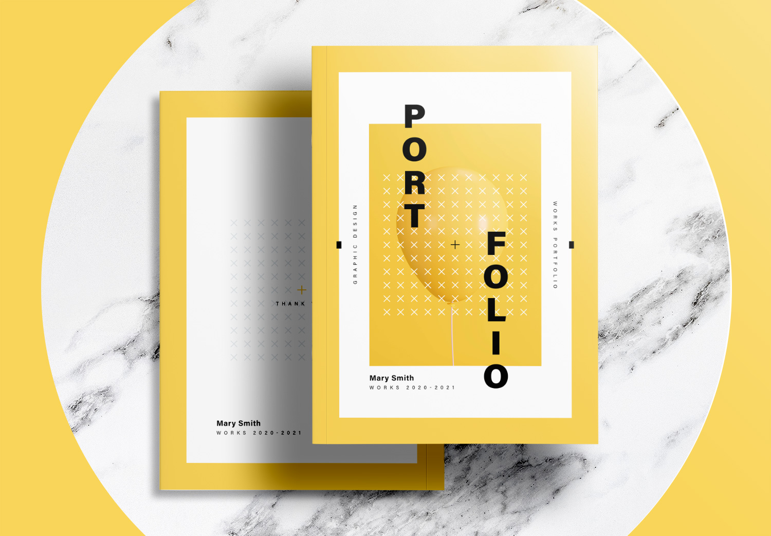 Free-InDesign-Portfolio-Templates-with-Yellow-Accents