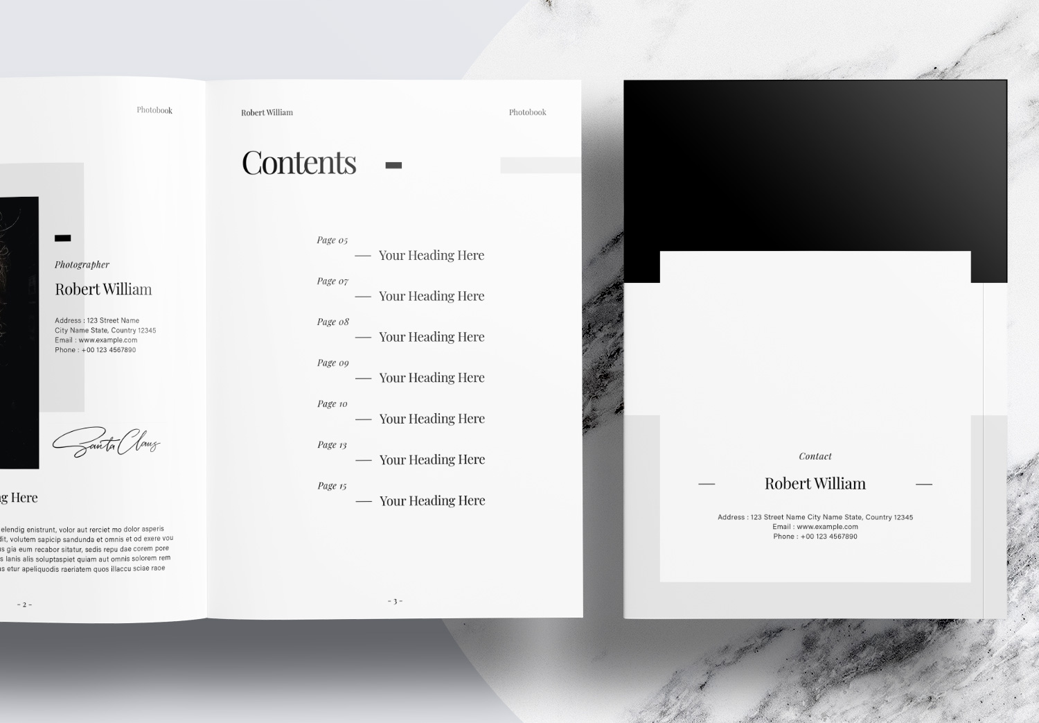 Free InDesign Photobook Templates