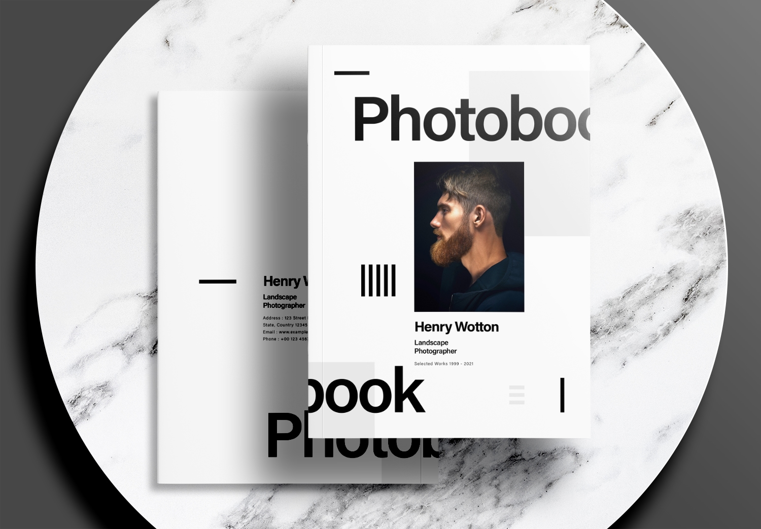 Free InDesign Minimalist Photobook Templates