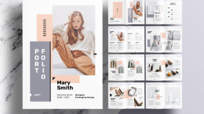 Free InDesign Minimal Portfolio Layout Templates