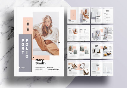 Free InDesign Minimal Portfolio Layout Templates