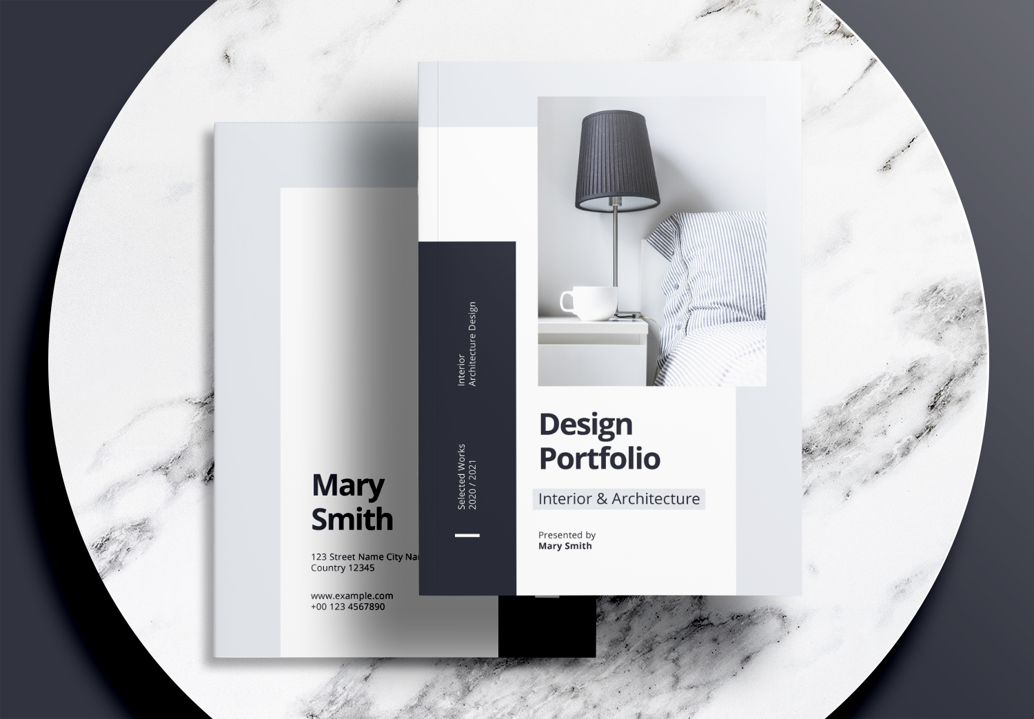 Free InDesign Modern Interior Portfolio Templates