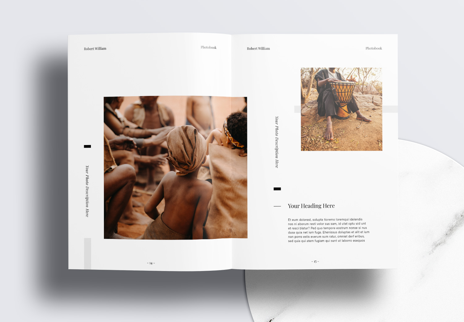 Free InDesign Photobook Templates