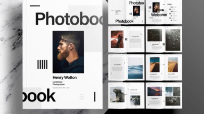 Free InDesign Minimalist Photobook Templates