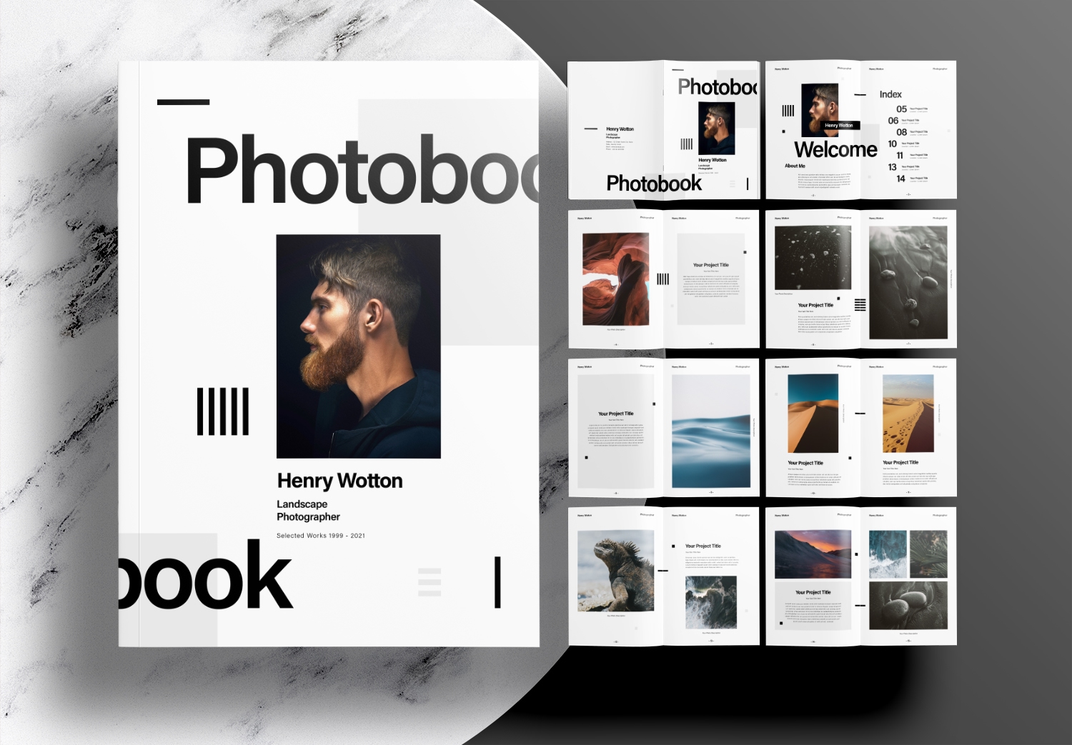 photobook template free download