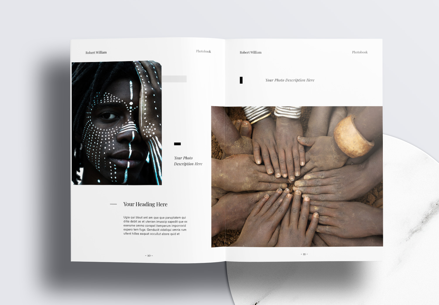 Free InDesign Photobook Templates