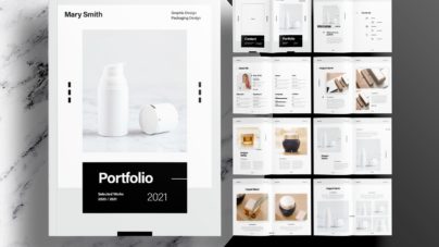 Free InDesign Modern Portfolio Templates