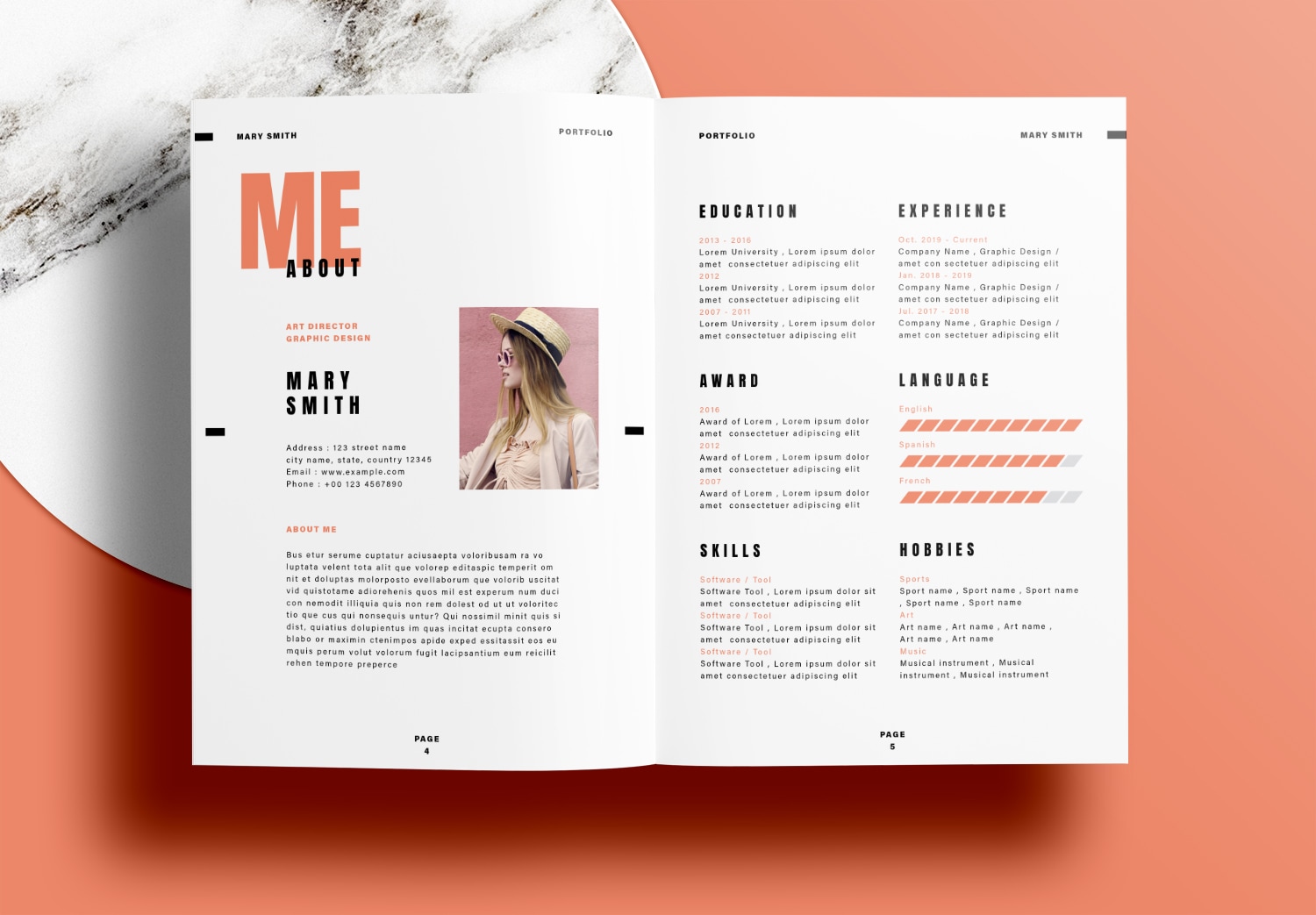 Gray-Portfolio-InDesign-Layout-Template