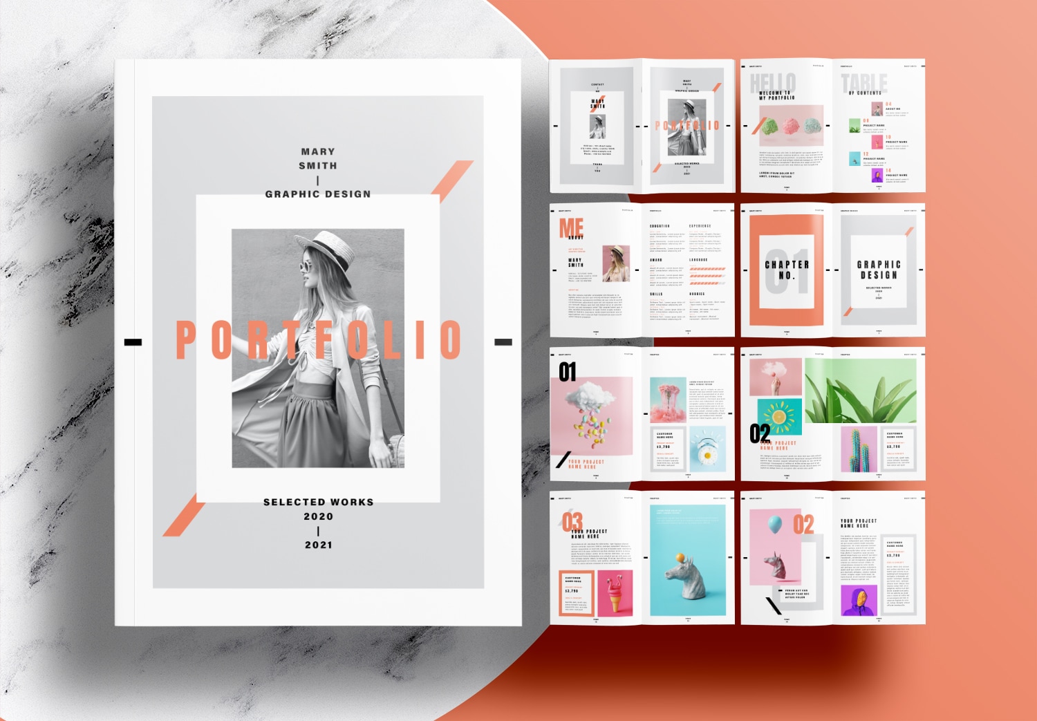 Gray-Portfolio-InDesign-Layout-Template