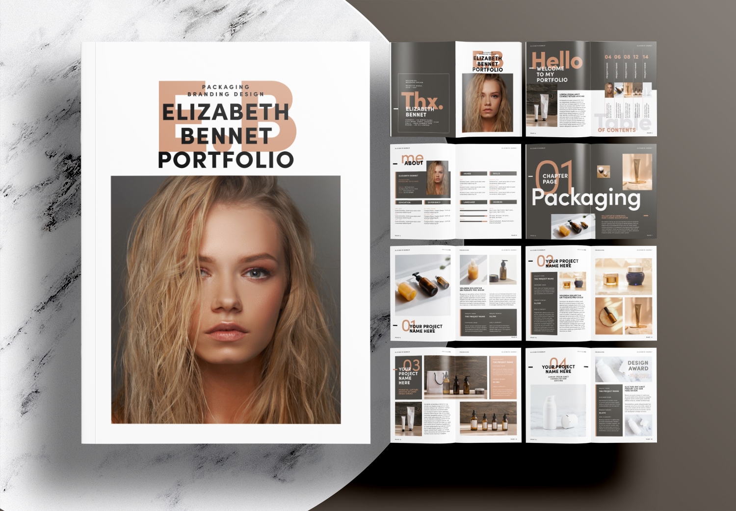 Free-Brown-Portfolio-InDesign-Layout-Template