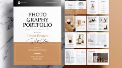 Free-InDesign-Modern-Photography-Portfolio-Layout-Templates-with-Brown-Accents