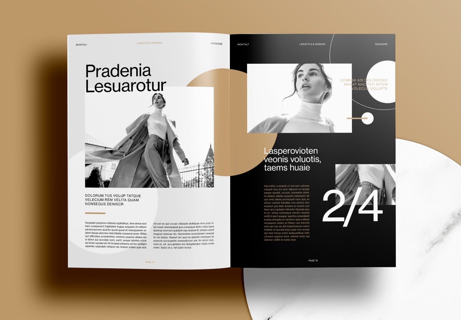 Free-InDesign-Brown-Magazine-Layout-Templates