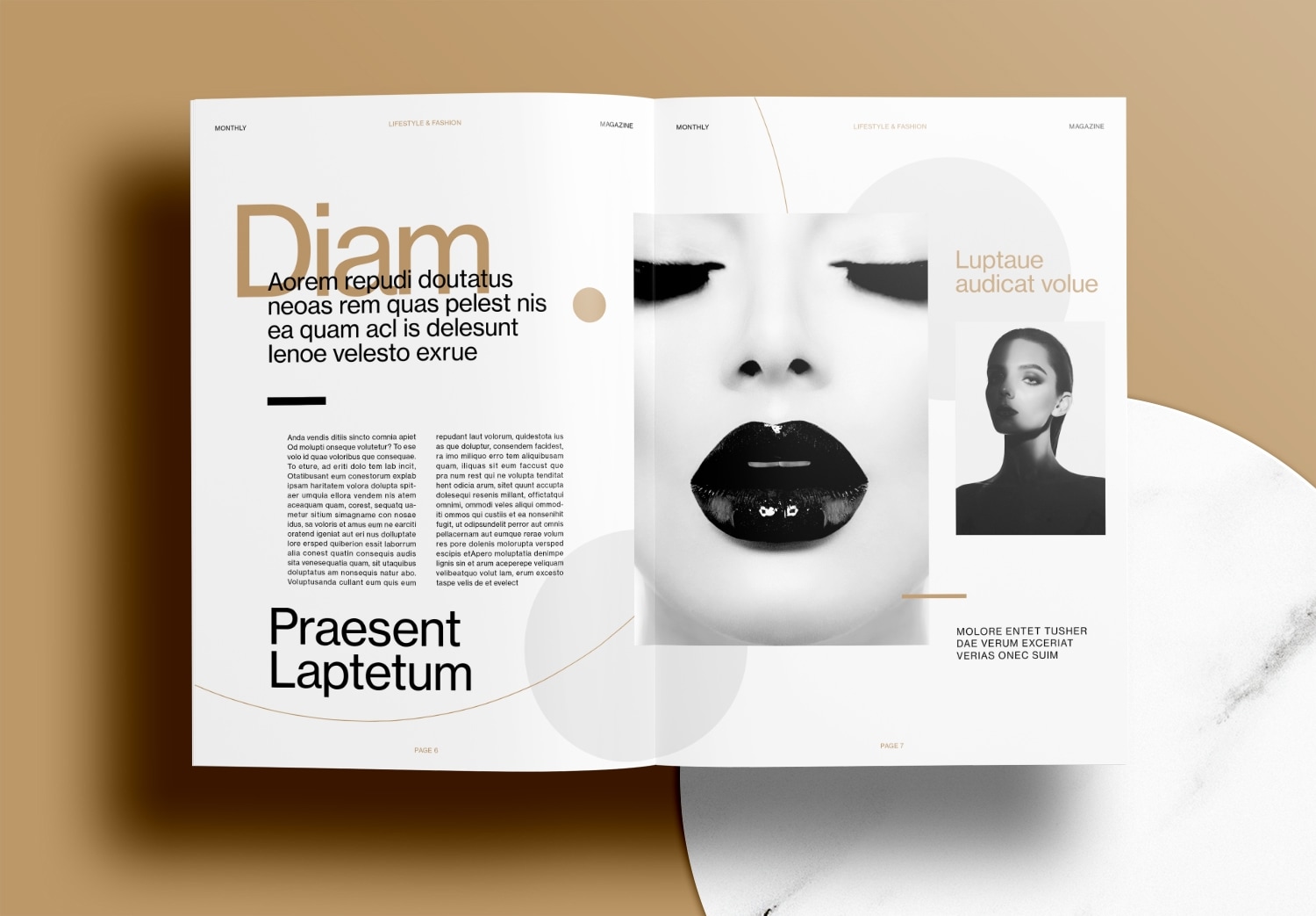 Free-InDesign-Brown-Magazine-Layout-Templates