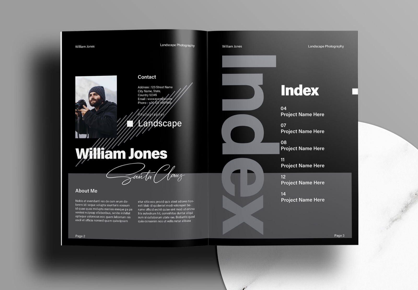 Free-InDesign-Black-Photography-Portfolio-Layout-Templates