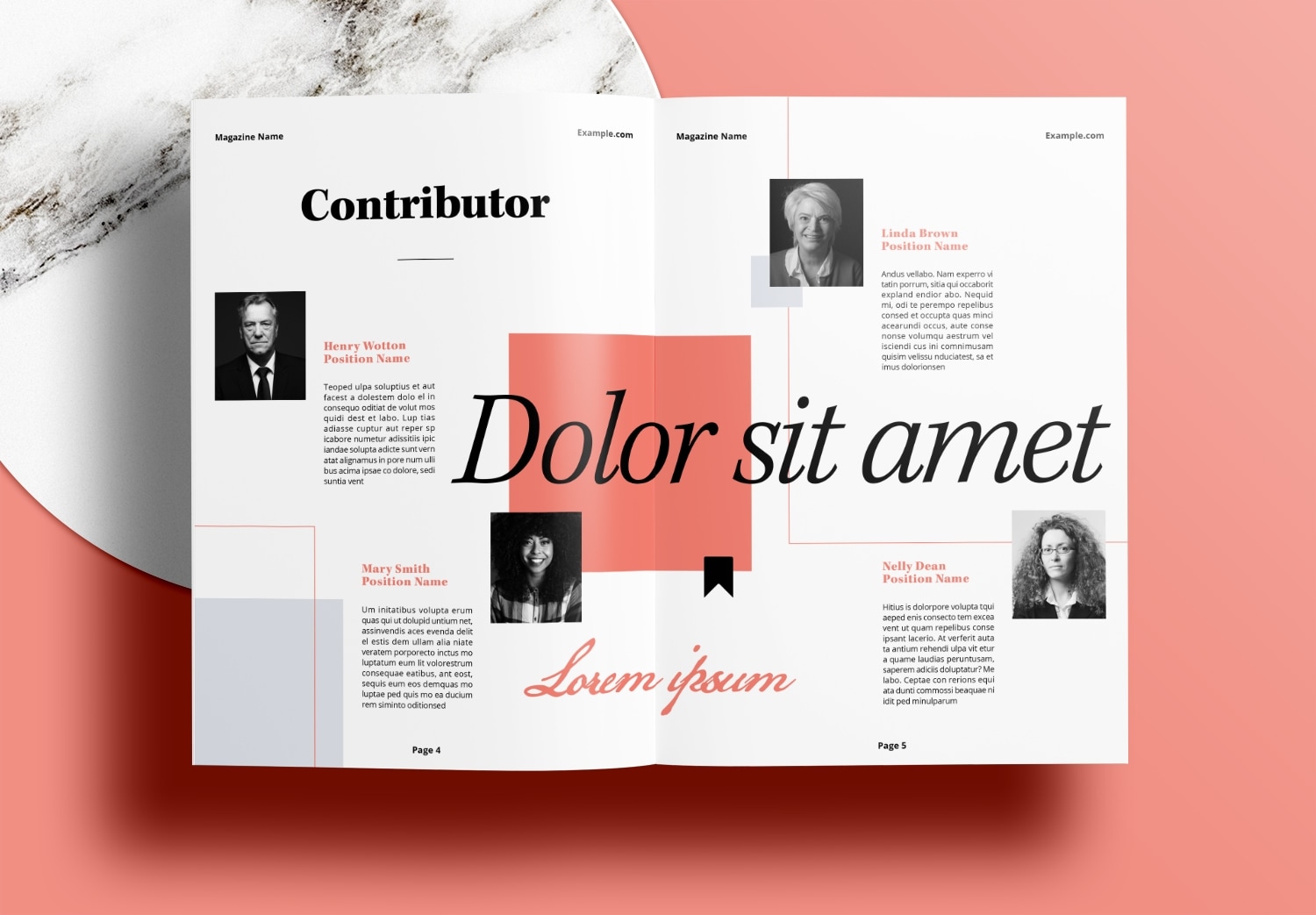 Free-InDesign-Red-Modern-Magazine-Layout-Template