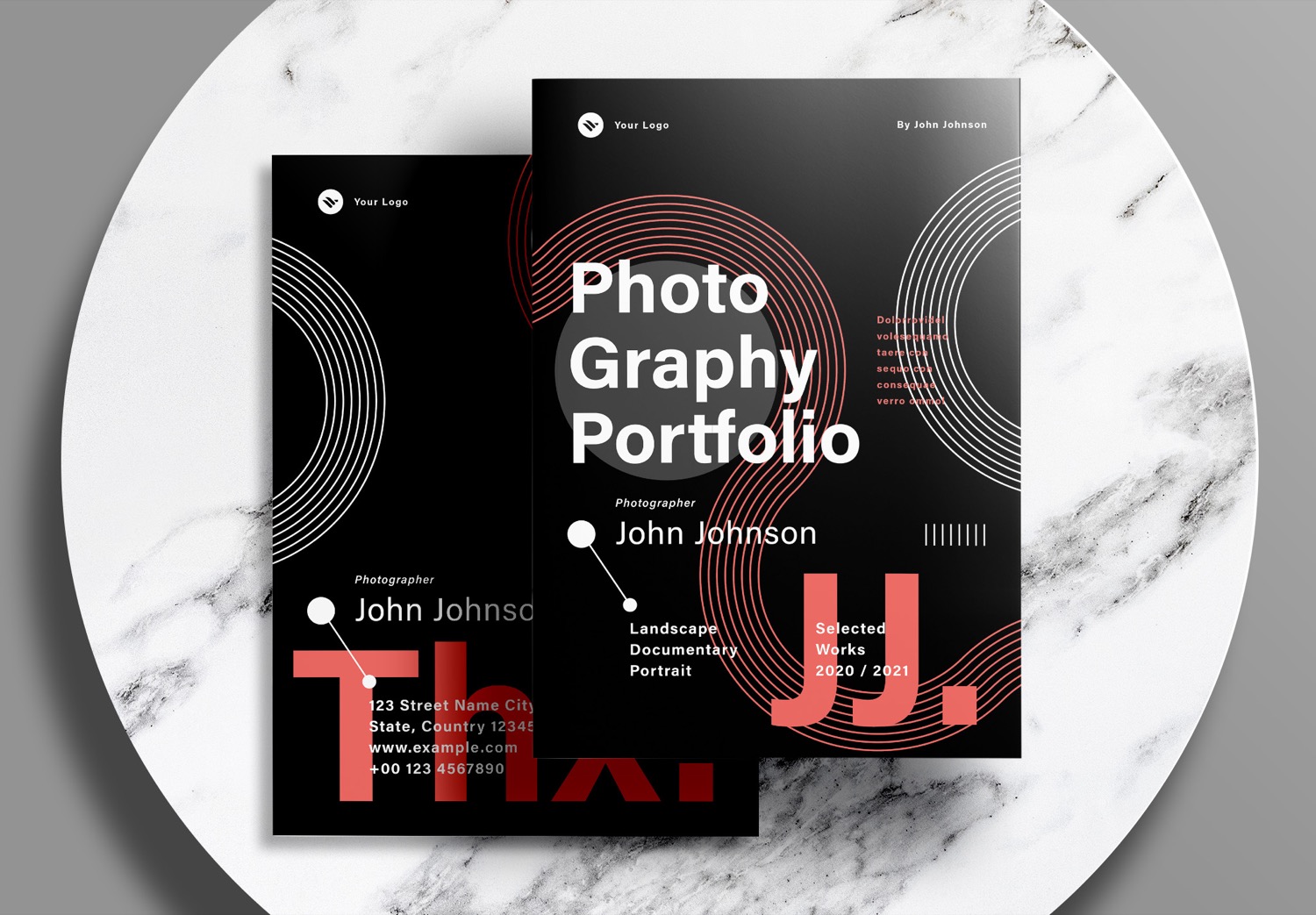 Free-InDesign-Modern-Photography-Portfolio-Layout-Templates-with-Black-and-Red