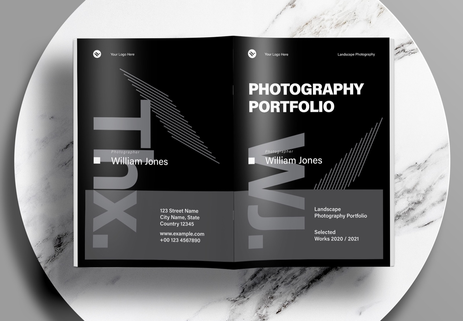 Free-InDesign-Black-Photography-Portfolio-Layout-Templates