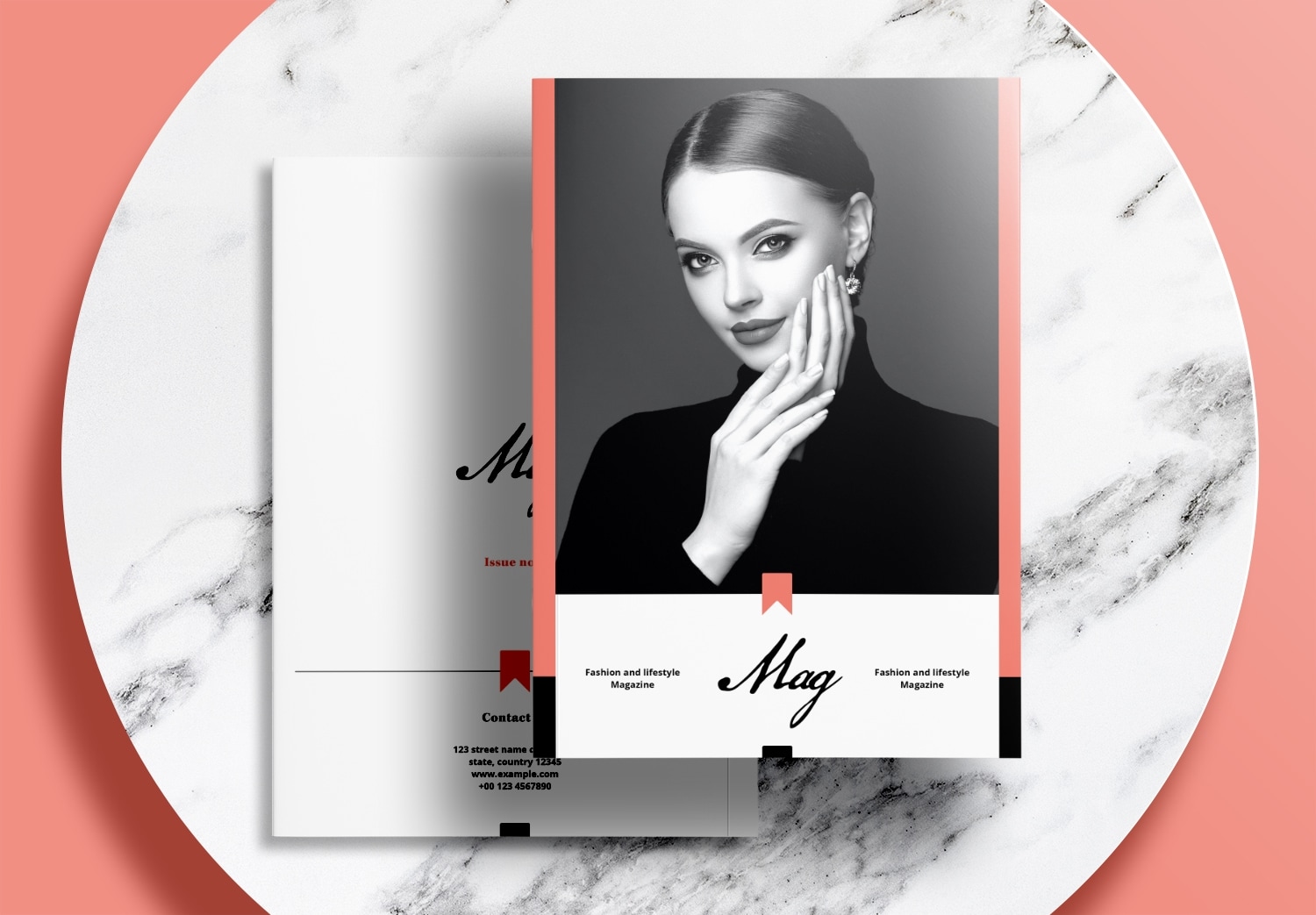 Free-InDesign-Red-Modern-Magazine-Layout-Template