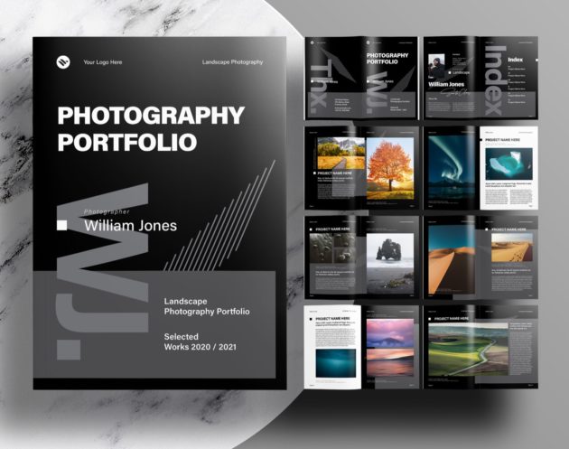 Free-InDesign-Black-Photography-Portfolio-Layout-Templates