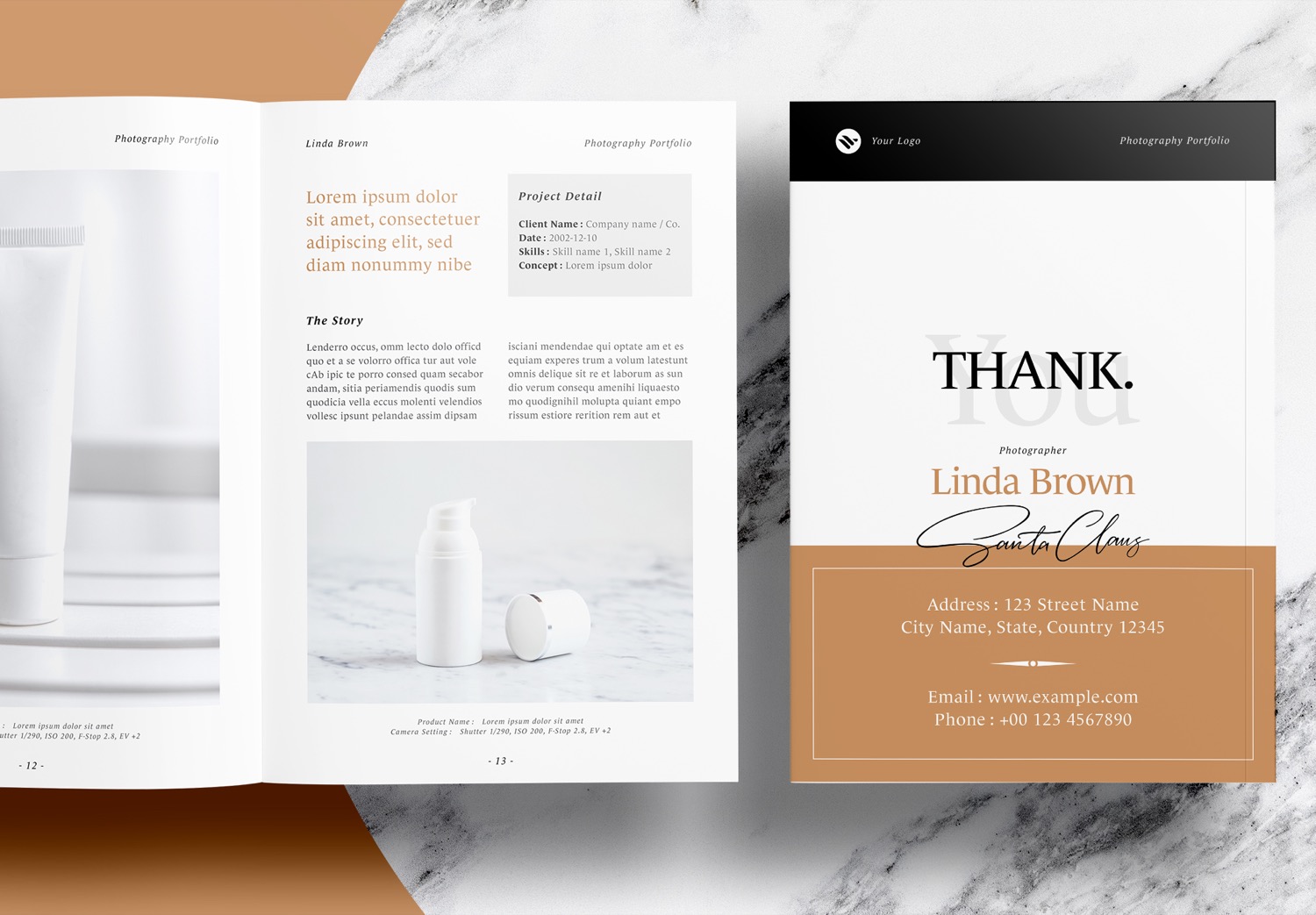 Free-InDesign-Modern-Photography-Portfolio-Layout-Templates-with-Brown-Accents