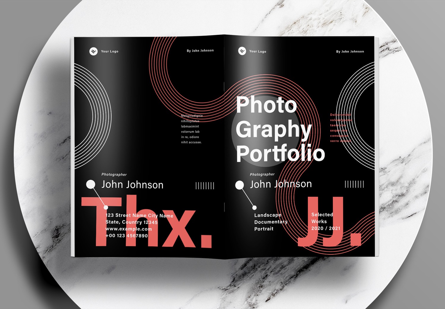 Free-InDesign-Modern-Photography-Portfolio-Layout-Templates-with-Black-and-Red