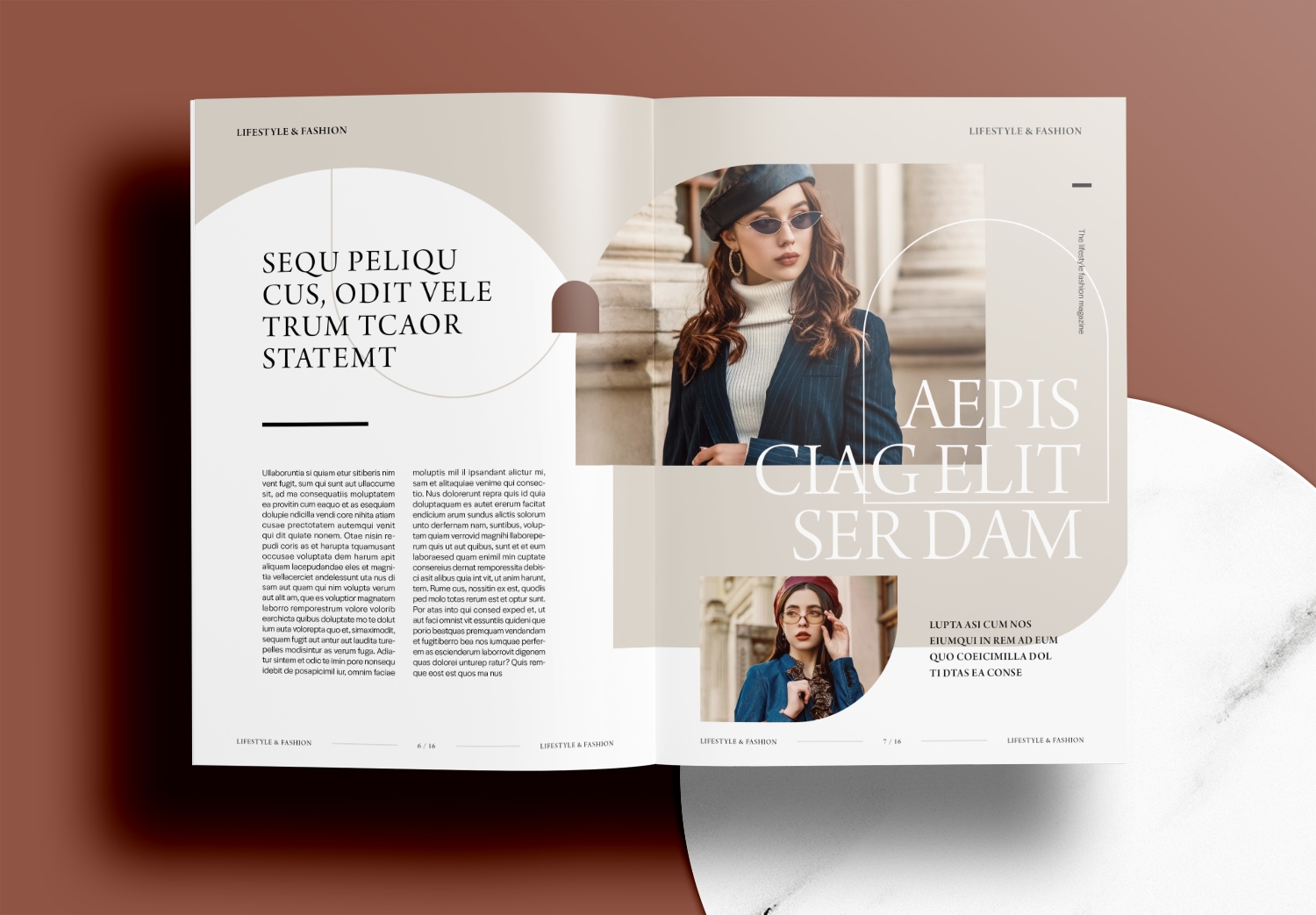 Free-InDesign-Brown-Fashion-Magazine-Layout-Template