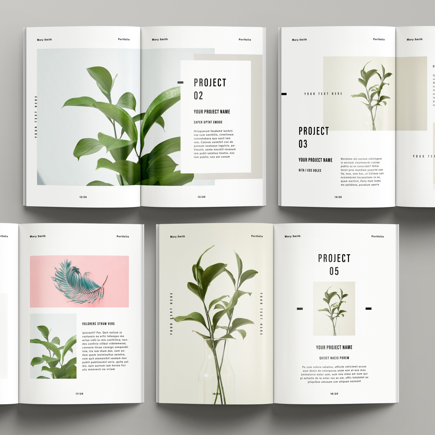 Free-InDesign-Minimal-Portfolio-Layout-Template