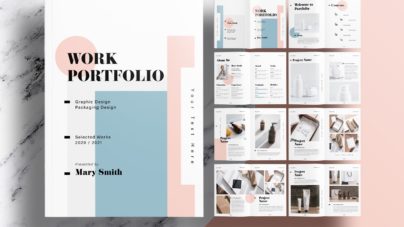 Free-InDesign-Minimalist-Portfolio-Layout-Template-with-Pink-and-Blue-Accents