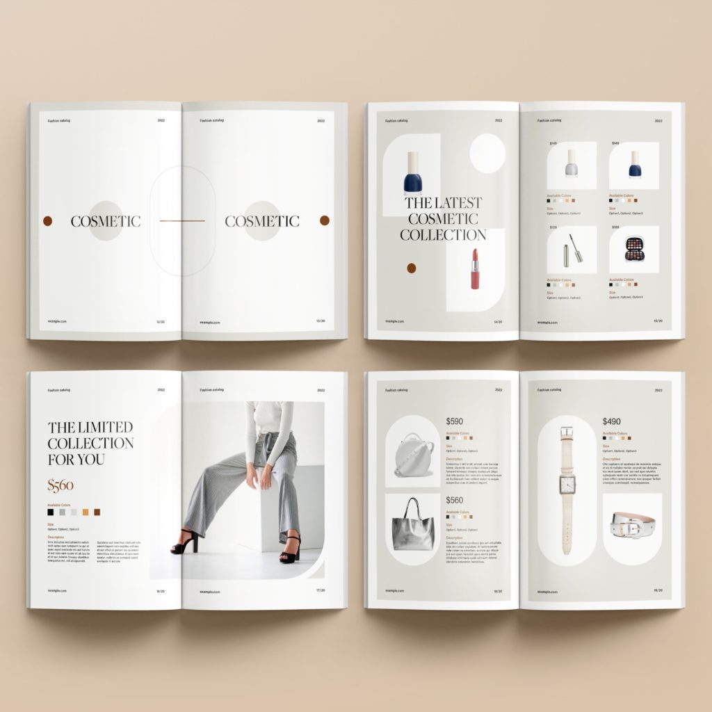Free InDesign Modern Fashion Catalog Layout Template