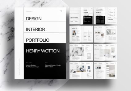 Free-InDesign-Minimalist-Interior-Portfolio-Layout-Template-with-Black-Accents