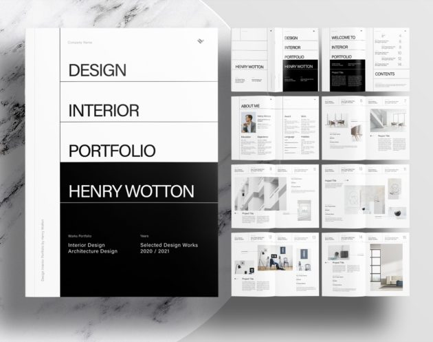 Free-InDesign-Minimalist-Interior-Portfolio-Layout-Template-with-Black-Accents