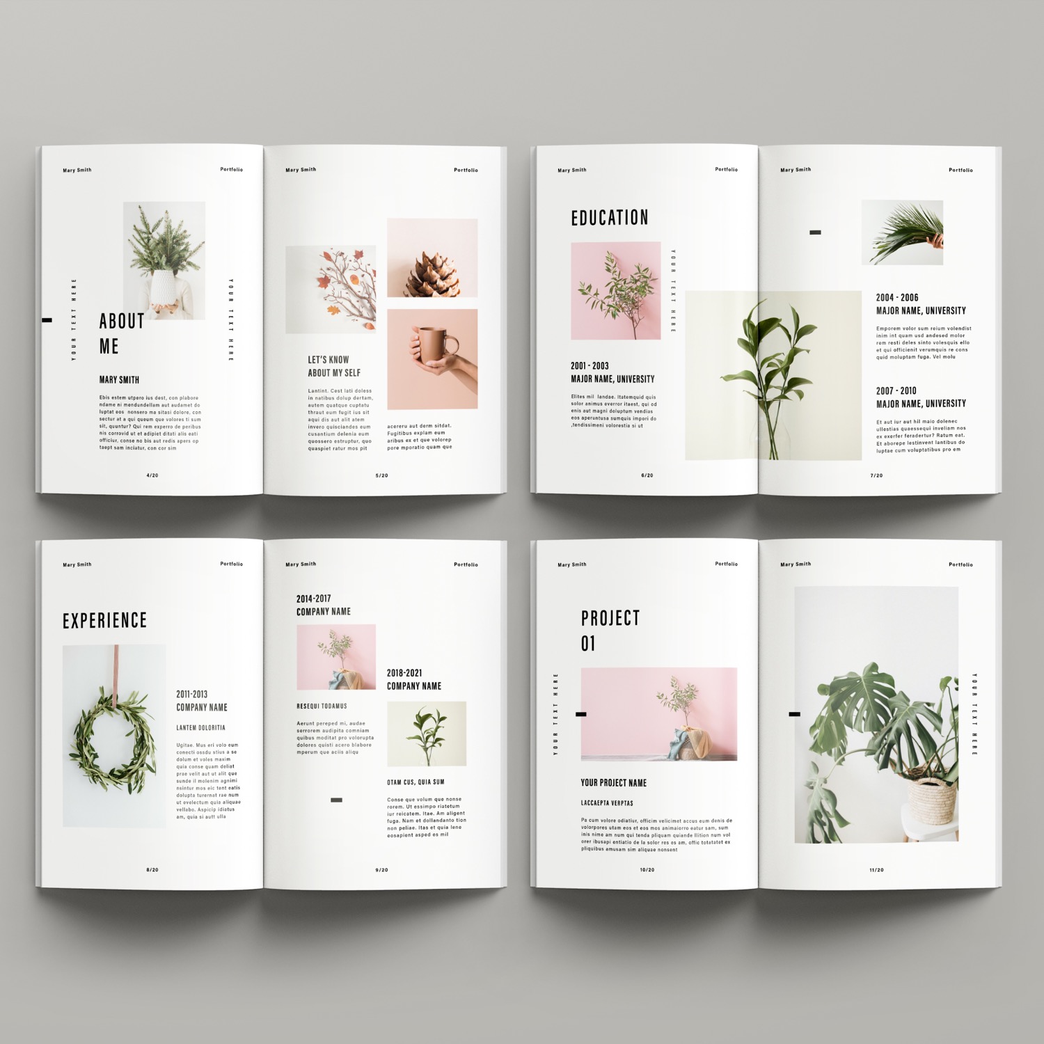 Free-InDesign-Minimal-Portfolio-Layout-Template