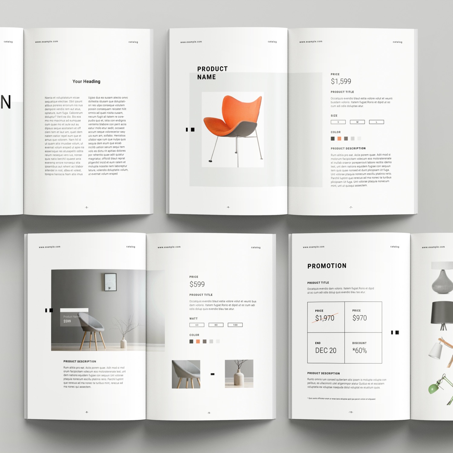 free-indesign-clean-product-catalog-layout-template