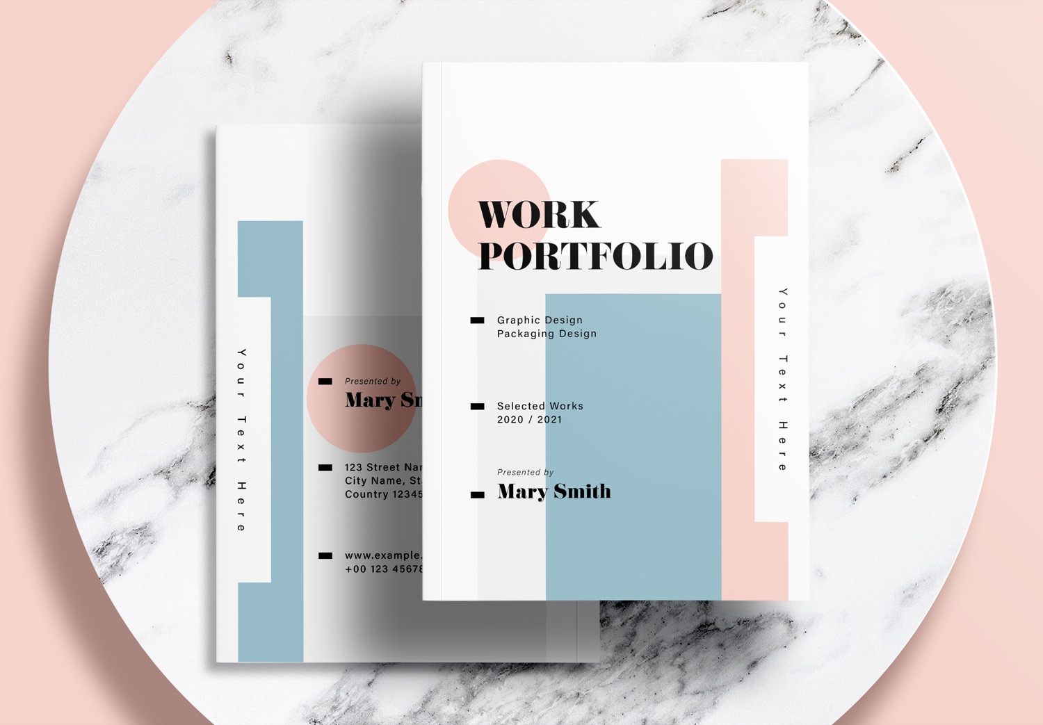 Free-InDesign-Minimalist-Portfolio-Layout-Template-with-Pink-and-Blue-Accents