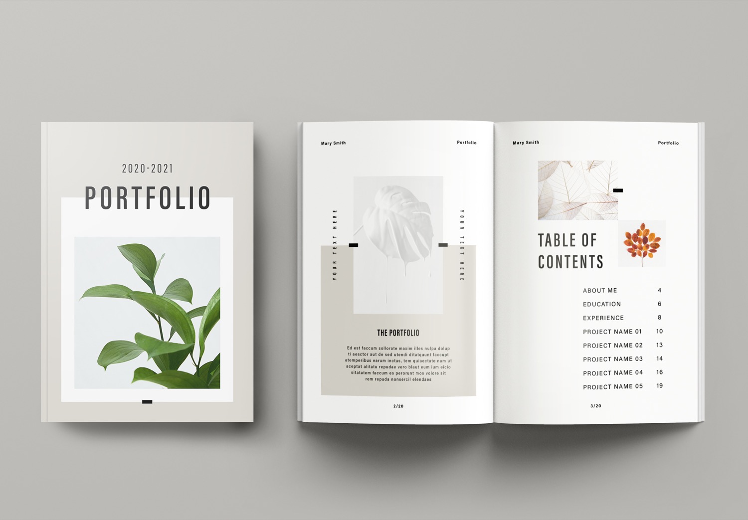 Free-InDesign-Minimal-Portfolio-Layout-Template