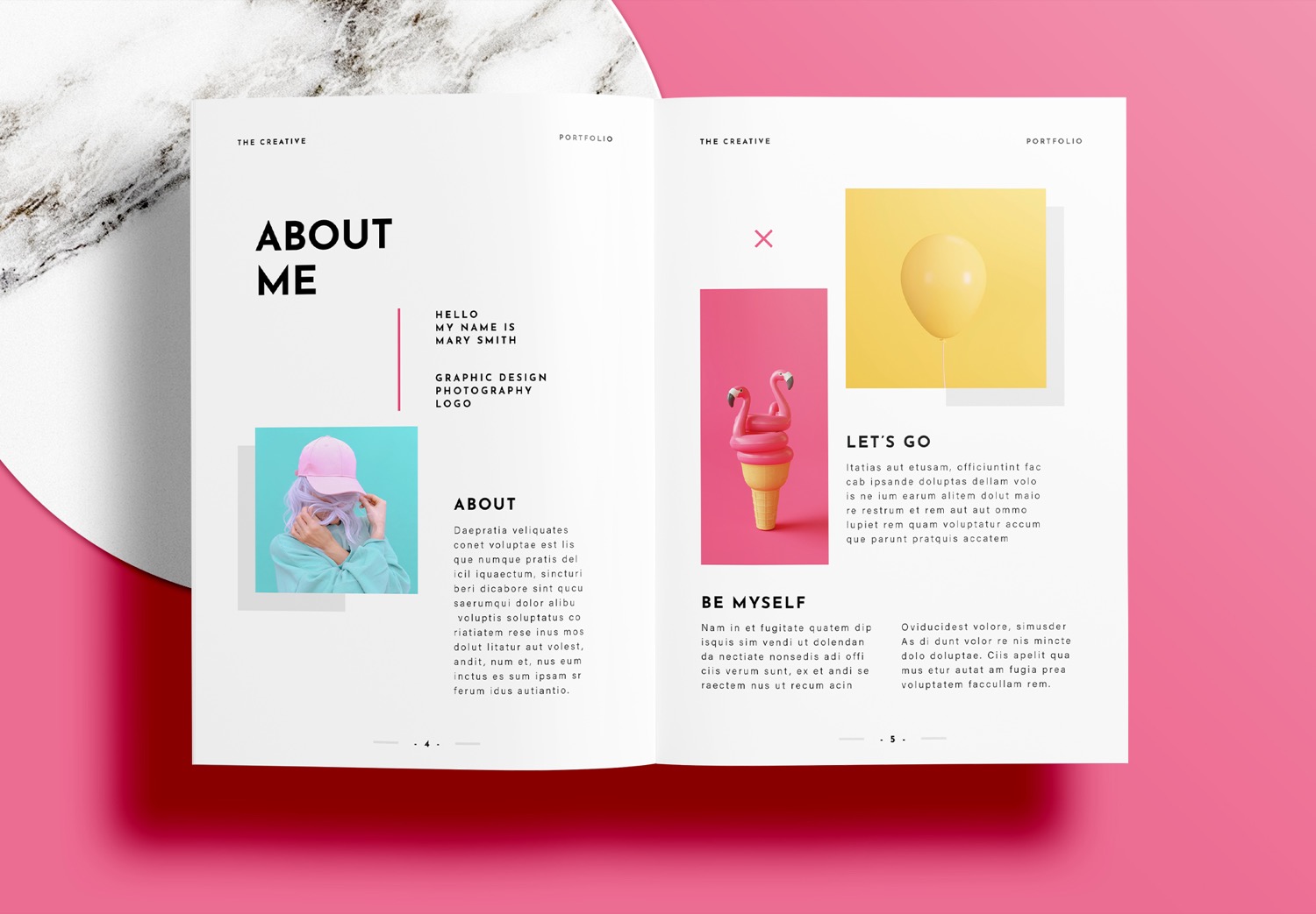 Free-InDesign-Modern-Pink-Portfolio-Layout-Template